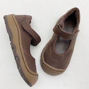 Jumping Jacks Malinda Brown Leather Mary Jane Shoes Toddler Girls 6.5M